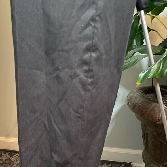 🔥❤️🔥 Men’s George Gray Pleated Slacks Cuffed Legs EPC 36” x 30” - Picture 6 of 11